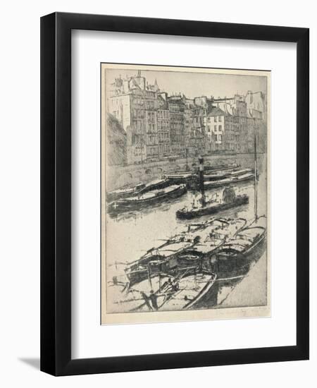 Quai Des Grands Augustins, 1915-William A Levy-Framed Premium Giclee Print