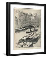 Quai Des Grands Augustins, 1915-William A Levy-Framed Giclee Print