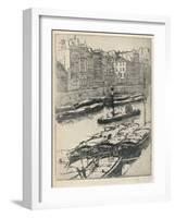 Quai Des Grands Augustins, 1915-William A Levy-Framed Giclee Print