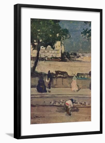 'Quai Des Grands Augustins, Paris', c19th century-James Wilson Morrice-Framed Giclee Print