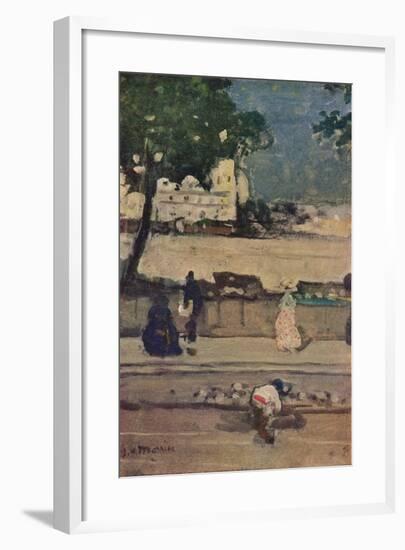 'Quai Des Grands Augustins, Paris', c19th century-James Wilson Morrice-Framed Giclee Print