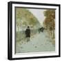 Quai Du Louvre, 1889-Childe Hassam-Framed Giclee Print