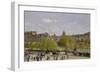 Quai Du Louvre, Paris, 1866-67-Claude Monet-Framed Giclee Print