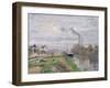 Quai Du Pothuis, at Pontoise, 1876-Camille Pissarro-Framed Giclee Print