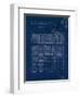 Quai Henri Blueprint I-Hugo Wild-Framed Art Print