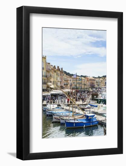 Quai Jean Jaures, Saint-Tropez, Var, Cote d'Azur, Provence, France, Mediterranean, Europe-Fraser Hall-Framed Photographic Print