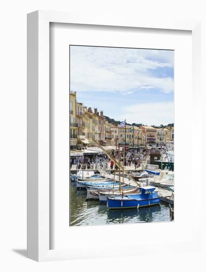 Quai Jean Jaures, Saint-Tropez, Var, Cote d'Azur, Provence, France, Mediterranean, Europe-Fraser Hall-Framed Photographic Print