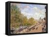 Quai Malaquais, Sunny Afternoon, 1903-Camille Pissarro-Framed Stretched Canvas