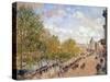 Quai Malaquais, Sunny Afternoon, 1903-Camille Pissarro-Stretched Canvas