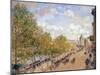 Quai Malaquais, Sunny Afternoon, 1903-Camille Pissarro-Mounted Giclee Print