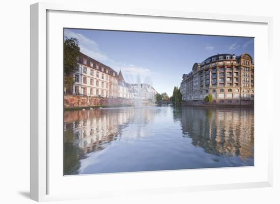 Quai Saint Etienne and the River Ill, Strasbourg, Bas-Rhin, Alsace, France, Europe-Julian Elliott-Framed Photographic Print