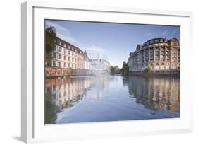 Quai Saint Etienne and the River Ill, Strasbourg, Bas-Rhin, Alsace, France, Europe-Julian Elliott-Framed Photographic Print