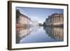 Quai Saint Etienne and the River Ill, Strasbourg, Bas-Rhin, Alsace, France, Europe-Julian Elliott-Framed Photographic Print