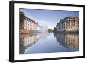 Quai Saint Etienne and the River Ill, Strasbourg, Bas-Rhin, Alsace, France, Europe-Julian Elliott-Framed Photographic Print