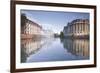 Quai Saint Etienne and the River Ill, Strasbourg, Bas-Rhin, Alsace, France, Europe-Julian Elliott-Framed Photographic Print