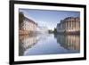 Quai Saint Etienne and the River Ill, Strasbourg, Bas-Rhin, Alsace, France, Europe-Julian Elliott-Framed Photographic Print