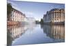 Quai Saint Etienne and the River Ill, Strasbourg, Bas-Rhin, Alsace, France, Europe-Julian Elliott-Mounted Photographic Print