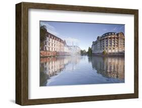 Quai Saint Etienne and the River Ill, Strasbourg, Bas-Rhin, Alsace, France, Europe-Julian Elliott-Framed Photographic Print