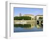 Quai Victor Augagneur on River Rhone, Lyon, Rhone Valley, France, Europe-David Hughes-Framed Photographic Print