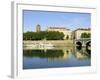 Quai Victor Augagneur on River Rhone, Lyon, Rhone Valley, France, Europe-David Hughes-Framed Photographic Print