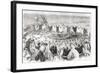 Quail Hunting on the Coast of Syria. from 'L'Univers Illustré', Published 1866-null-Framed Giclee Print