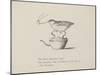 Quail Perched On Teapot, Smoking a Pipe From a Collection Of Poems and Songs by Edward Lear-Edward Lear-Mounted Giclee Print