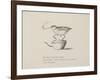 Quail Perched On Teapot, Smoking a Pipe From a Collection Of Poems and Songs by Edward Lear-Edward Lear-Framed Giclee Print