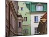 Quaint Houses and Cobbled Street in Old Town, Riga, Latvia-Keren Su-Mounted Photographic Print