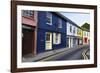 Quaint Narrow Street in Kinsale-George Oze-Framed Photographic Print