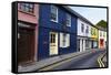 Quaint Narrow Street in Kinsale-George Oze-Framed Stretched Canvas