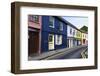 Quaint Narrow Street in Kinsale-George Oze-Framed Photographic Print