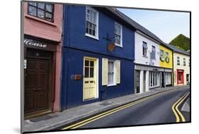 Quaint Narrow Street in Kinsale-George Oze-Mounted Photographic Print