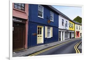 Quaint Narrow Street in Kinsale-George Oze-Framed Photographic Print