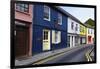 Quaint Narrow Street in Kinsale-George Oze-Framed Photographic Print