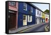 Quaint Narrow Street in Kinsale-George Oze-Framed Stretched Canvas