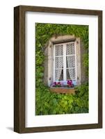 Quaint window, Cluny, Maconnaise, France-Lisa S. Engelbrecht-Framed Photographic Print