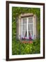 Quaint window, Cluny, Maconnaise, France-Lisa S. Engelbrecht-Framed Photographic Print