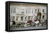 Quake-Damaged Apartment House-Roger Ressmeyer-Framed Stretched Canvas