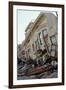 Quake-Damaged Apartment House-Roger Ressmeyer-Framed Photographic Print