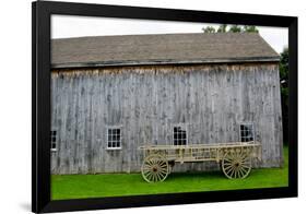 Quaker Barn Photo Print Poster-null-Framed Poster