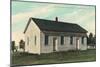 Quaker Meeting House, North Collins-null-Mounted Art Print