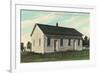 Quaker Meeting House, North Collins-null-Framed Art Print