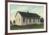 Quaker Meeting House, North Collins-null-Framed Art Print