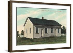 Quaker Meeting House, North Collins-null-Framed Art Print