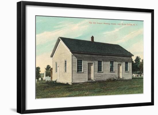 Quaker Meeting House, North Collins-null-Framed Art Print