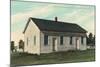 Quaker Meeting House, North Collins-null-Mounted Art Print