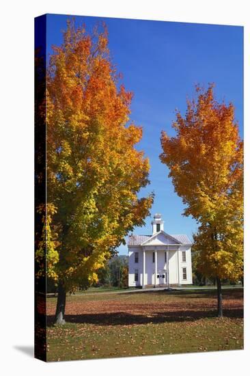 Quaker Meetinghouse, Mcindoe Falls, Vermont, New England, Usa-Roy Rainford-Stretched Canvas