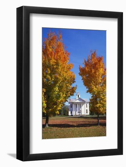 Quaker Meetinghouse, Mcindoe Falls, Vermont, New England, Usa-Roy Rainford-Framed Photographic Print