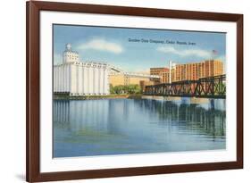 Quaker Oats Factory, Cedar Rapids, Iowa-null-Framed Art Print