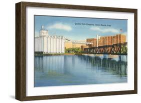 Quaker Oats Factory, Cedar Rapids, Iowa-null-Framed Art Print